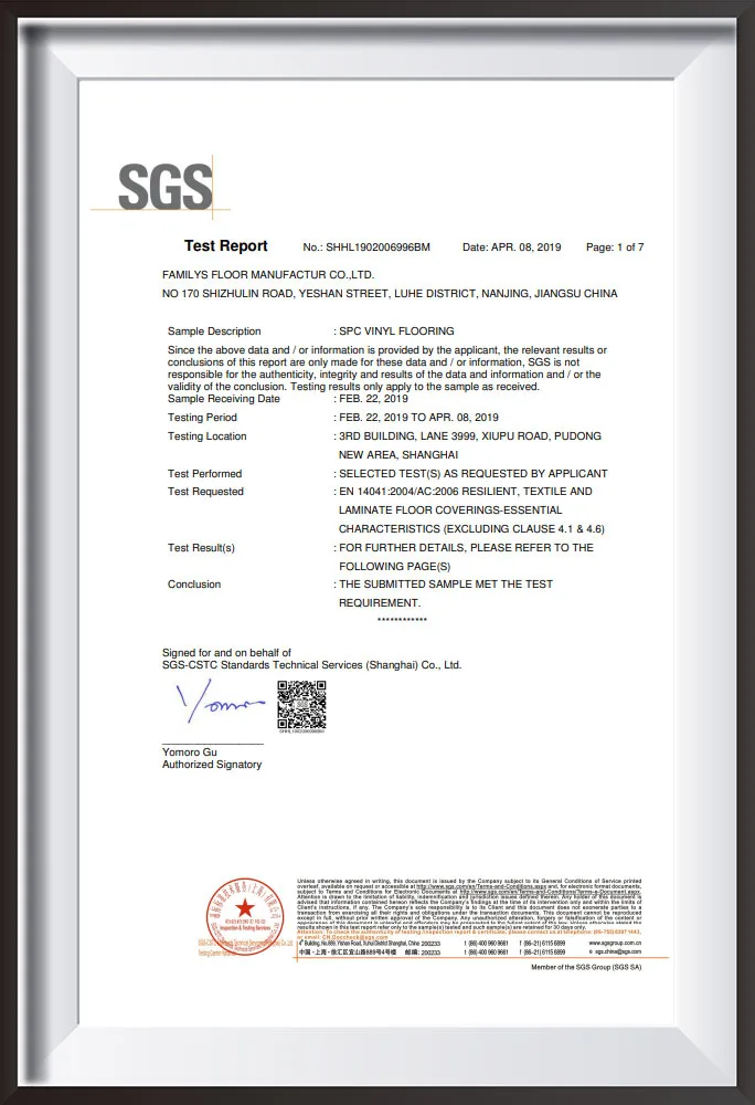 Family-SPC-Floor-CE-Test-Report